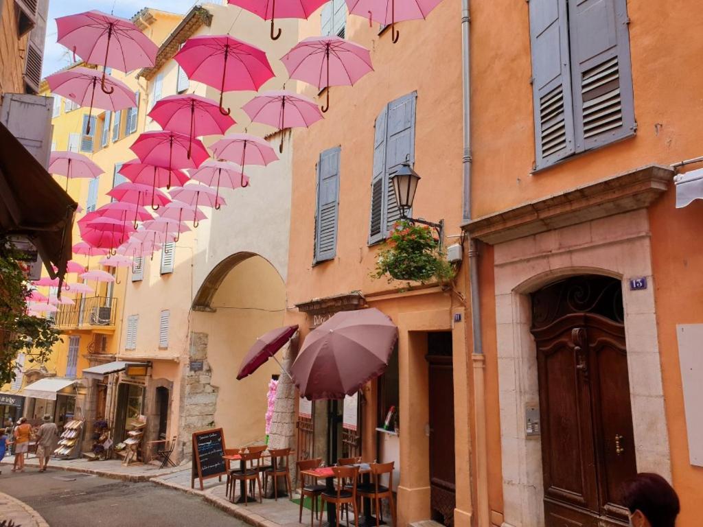 La Bulle Grassoise - Appartement Spacieux Avec Balneo Et Parking Grasse Exterior foto
